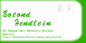botond hendlein business card